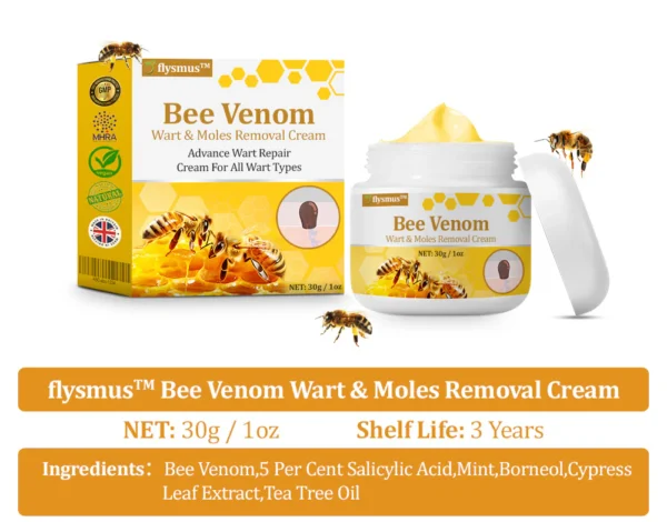 flysmus™ TagCure Bee Venom Wart & Moles Removal Cream