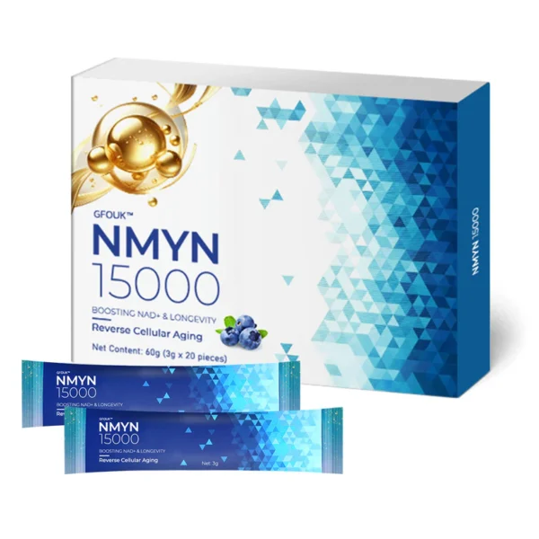 GFOUK™ NMYN 15000mg NMN Collagen Peptides Berry Juice Powder