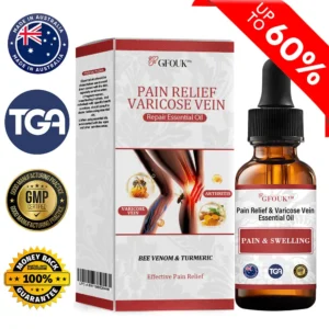 GFOUK™ Bee Venom & Turmeric Pain Relief and Varicose Vein Repair Essential Oil