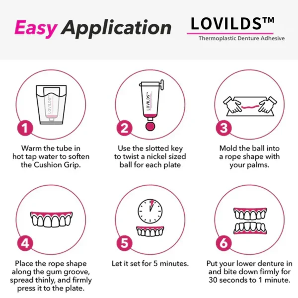 LOVILDS™ Thermoplastic Denture Adhesive