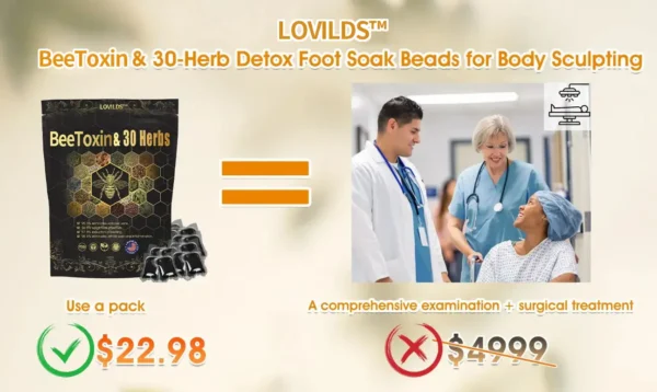 Lovilds™ Bee Toxin & 30-Herb Detox Foot Soak Beads