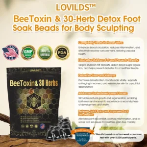 Lovilds™ Bee Toxin & 30-Herb Detox Foot Soak Beads