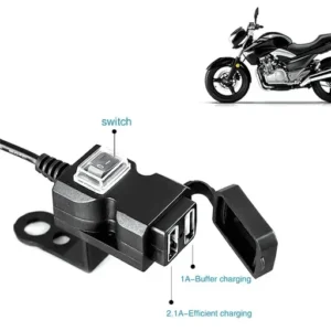 Motorcycle Handlebar USB Charger