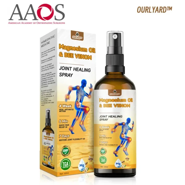 Ourlyard™ Magnesium Oil & Bee Venom Joint Healing Spray