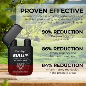 Oveallgo™ Spain BullUp Advanced Double Holes Nasal Inhaler for Prostate Health